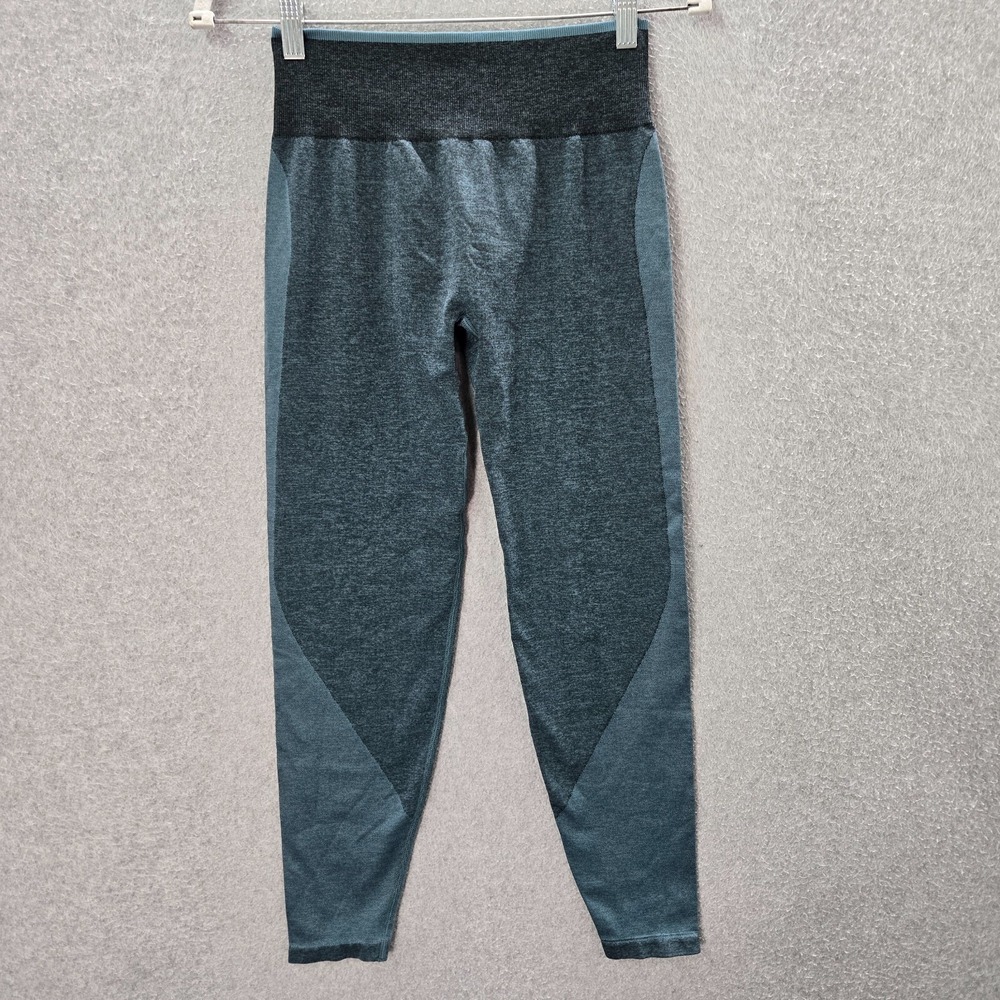 Victoria Secret PINK Women Activewear Pants Medium Blue Seamless Leggings